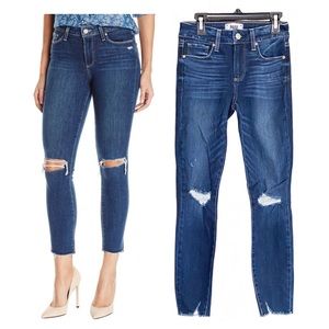 Paige deconstructed jeans size 24